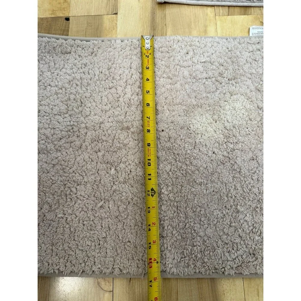 Mainstays set of 3 beige floor rugs